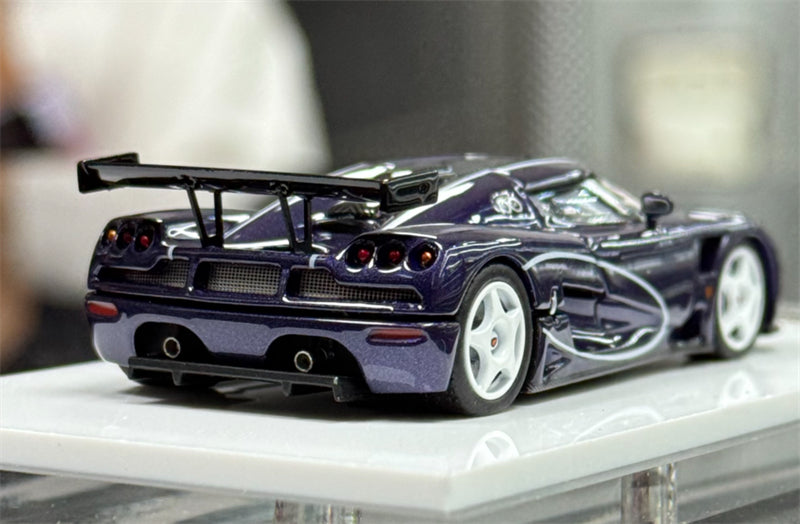 Autobots Models Koenigsegg CCGT Open Cover Edition Purple 1:64 Car Pre-built Model view6