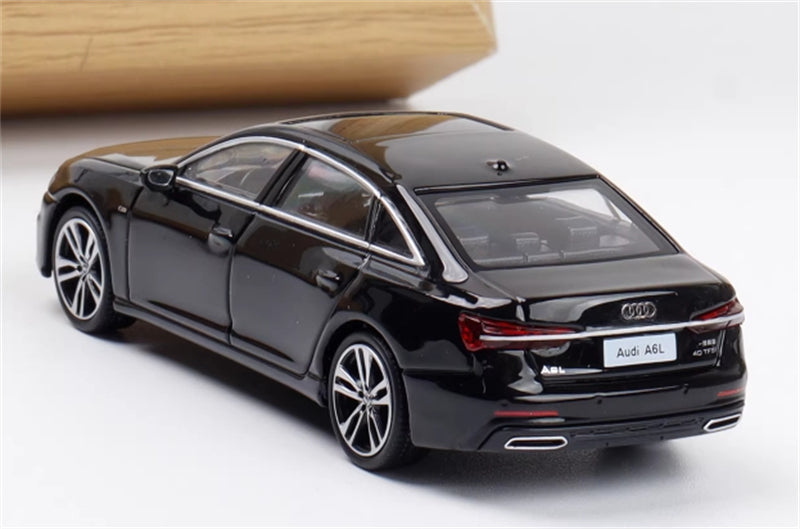 VAV AUDI A6L Black Sedan 1:64 Car Pre-built Model