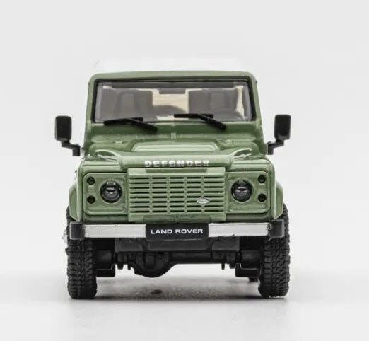 1:64 LCD Land Rover Defender Works V8 70th Edition Green Diecast Model