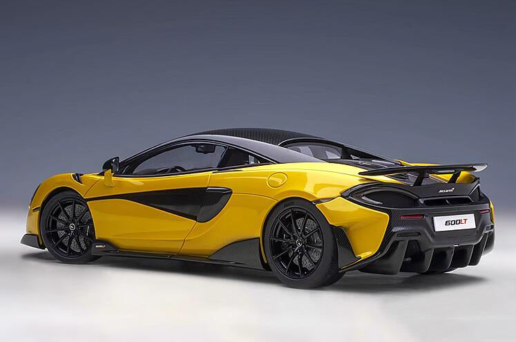 AUTOART McLaren 600LT sports car yellow 1:18car Pre-a Model