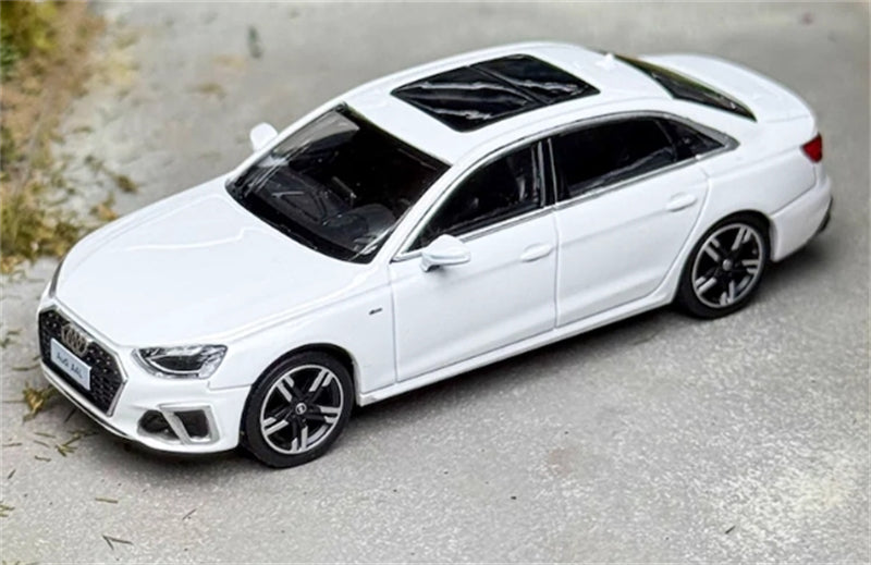 VAV AUDI A4L White Sedan 1:64 Car Pre-built Model