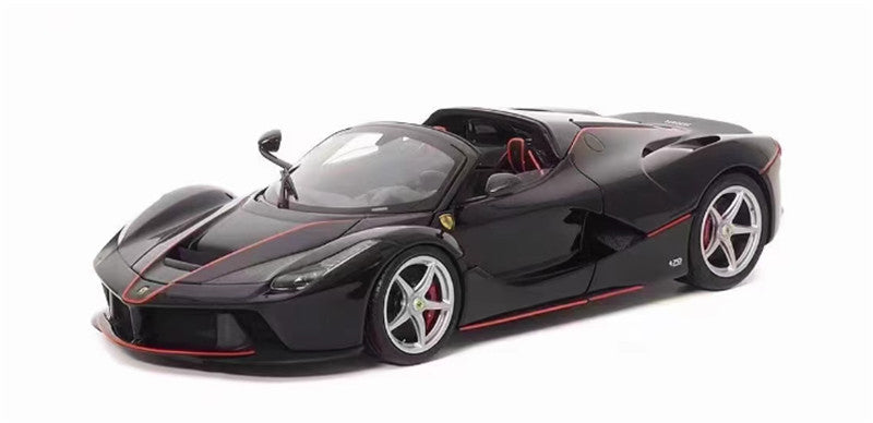BBR MODELS LAFerrari APERTA black convertible 1/18 DIECAST car