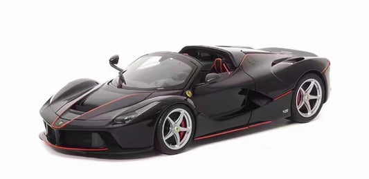 BBR MODELS LAFerrari APERTA black convertible 1/18 DIECAST car