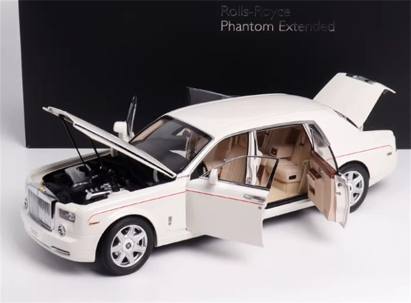 1:18 Rolls-Royce Phantom Extended VII  White Red Line KYOSHO  DIECAST Model