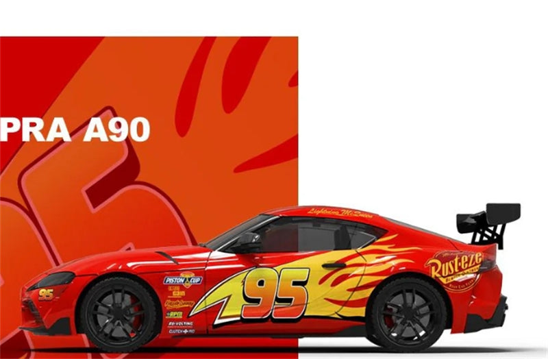 1:64 Toyota Supra A90 Red Cool Car DIECAST Limited Edition 500pcs ONLY Model