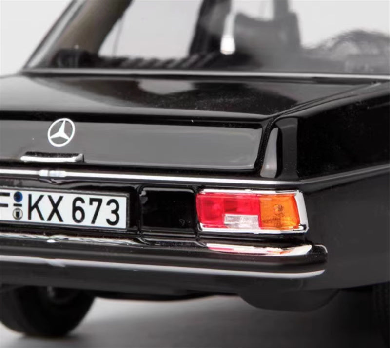 Norev Mercedes Benz 200 Taxi 1968 black 1:18 Car Pre-built Model view7