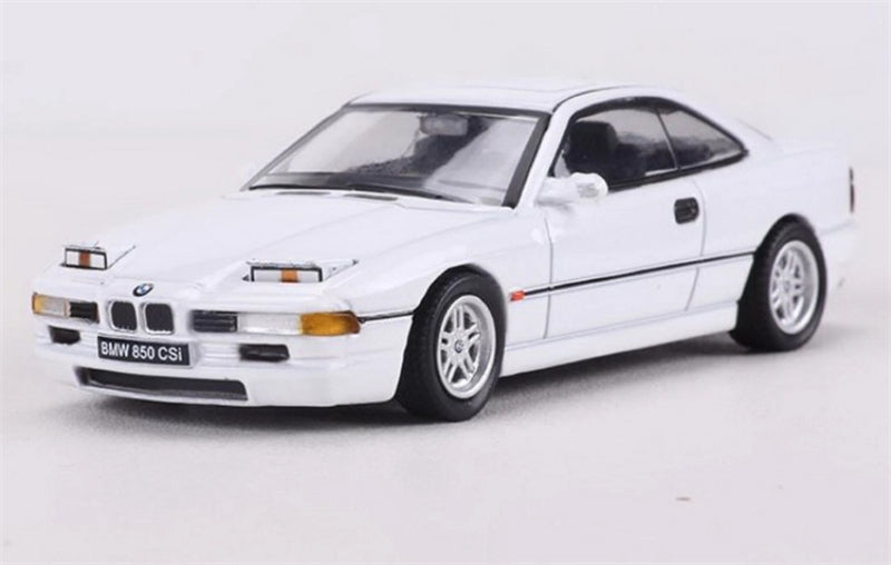 Shadow pro BMW 850 CSI White Filp-Up Light Version 1:64 car Pre-built Model view1