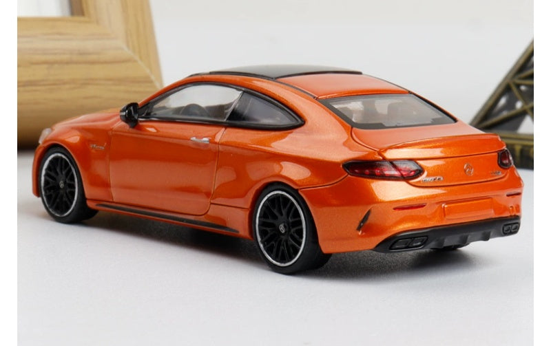 1:64 Mercedes-Benz AMG C63s  Sunset Orange Howie Model  Limited Edition 499PCS ONLY DIECAST Model