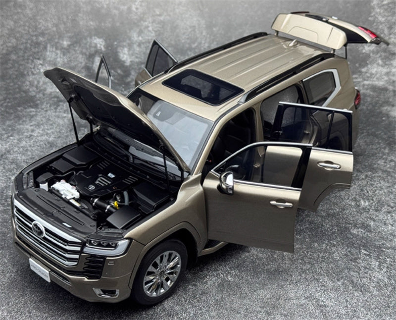 LCD-MODELS Toyota Land Cruiser LC300 ZX SUV gold 1:18 Car Pre-built Model view8