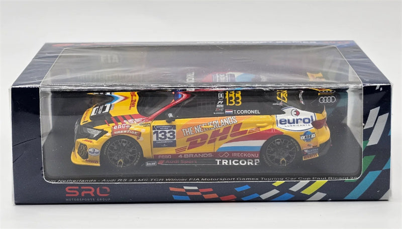 1:43 Spark Team Netherlands Audi RS 3 LMS TCR Winner FIA Games Touring 2022 view8