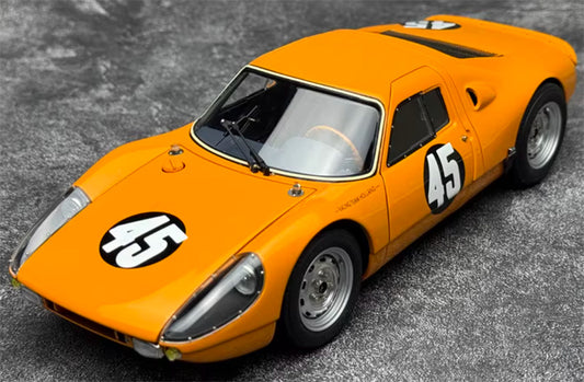 CMC Porsche 904 Carrera GTS 1.000 Km Nurburgring 1964 Koch/ Pon #45 orange Limited Edition 1500PCS ONLY 1:18 Car Pre-built Model view1