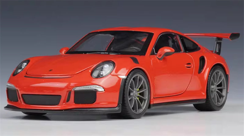 1:24 Porsche 911 GT3 RS COUPE  Orange  WELLY  DIECAST Car Model