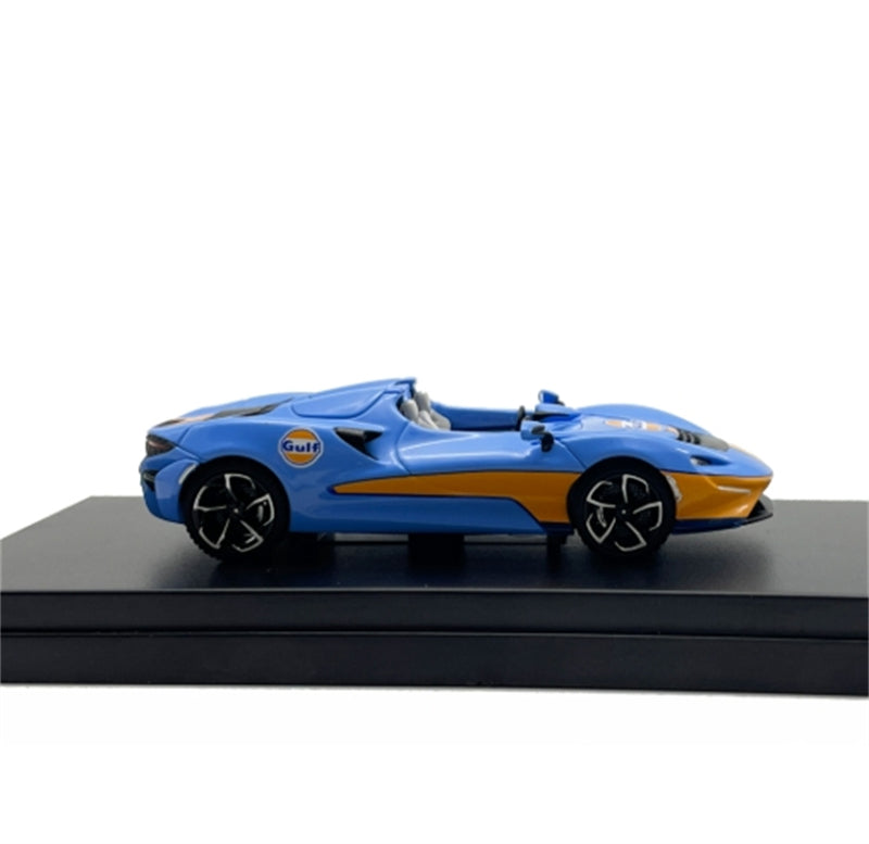 LCD-MODELS McLaren ELVA Blue Orange Gulf Open Top Super Car 1:64 car Pre-built Model view7