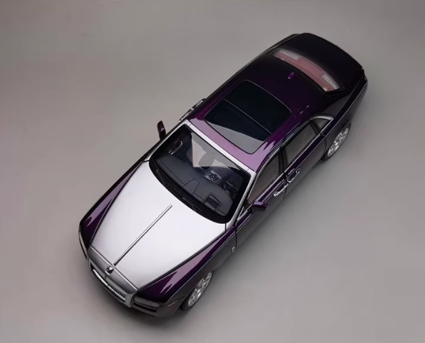kyosho Rolls Royce RR ghost Nebula Purple 1:18car Pre-a Model