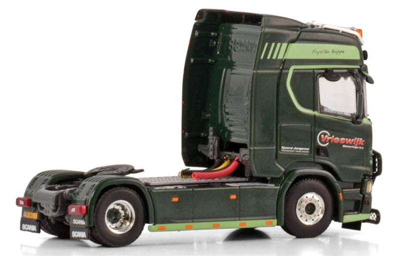WSI SCANIA R HIGHLINE CR20H 4X2 Sjoerd Jongema transport Vrieswijk 1:50 Truck Pre-built Model