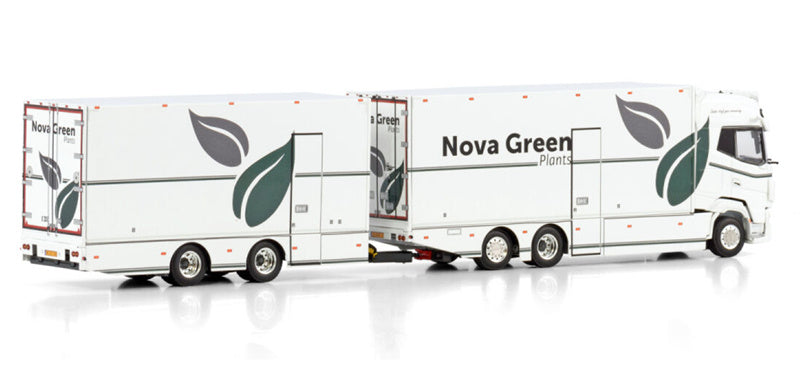 WSI DAF XG 6X2 TRAILER - 2 AXLE Nova Green Plants 1:50 Model