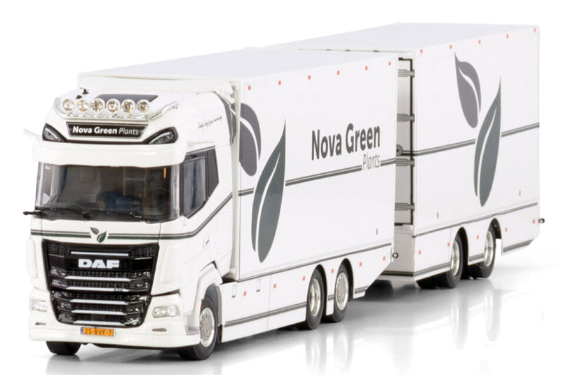 WSI DAF XG 6X2 TRAILER - 2 AXLE Nova Green Plants 1:50 Model