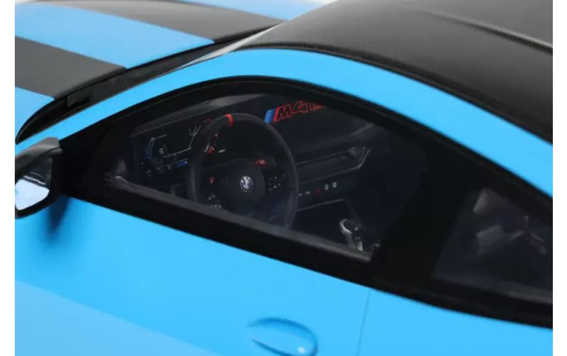 1:18 BMW M4 CS (G82) 2024 Blue GT Spirit Limited Edition Resin Car Model
