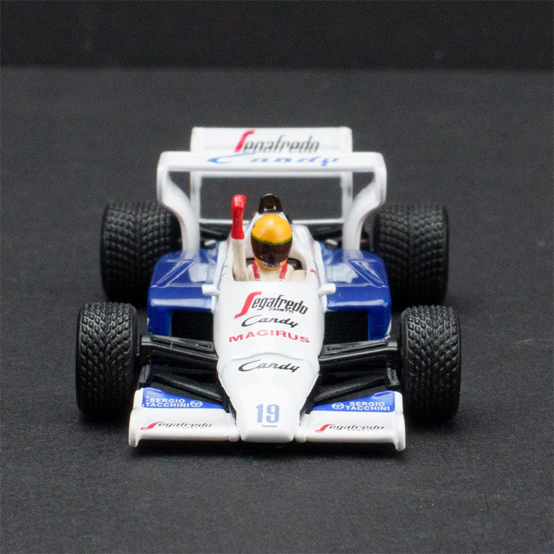 1:64 Toleman TG184 #19 Monaco Grand Prix 2nd Place Ayrton 1984 MINIGT DIECAST Model