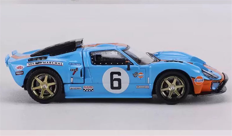Rhino Model Ford GT40 #6 Gulf Painting Limited Edition 599PCS ONLY 1:64 Car Pre-built Model view5