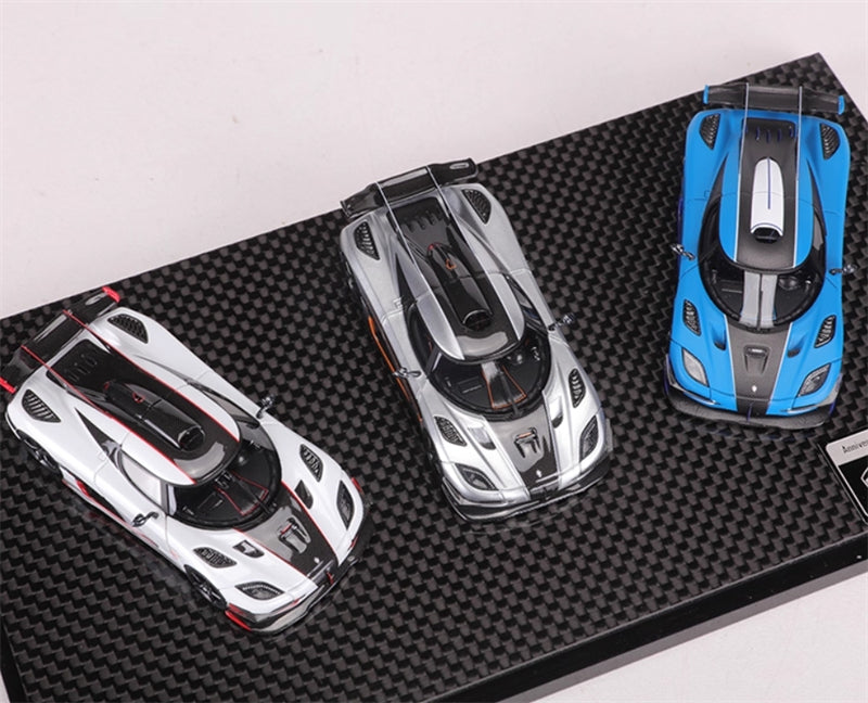VMB Koenigsegg One 1 Tricolor Commemorative Edition Set Limited Edition 299PCS ONLY 1:64 car Pre-built Model view4