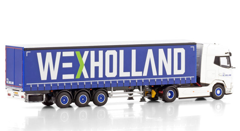 WSI DAF XG+ 4X2 CURTAINSIDE TRAILER - 3 AXLE Wex Holland 1:50 Truck Pre-built Model