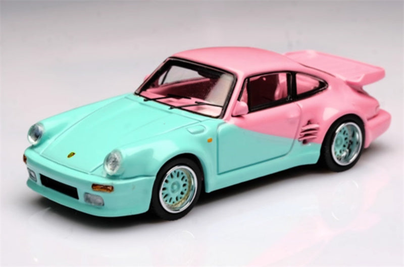 MASTER Porsche 911 930 Turbo Pink green dual color Limited Edition 399PCS ONLY 1:64 Car Pre-built Model view1