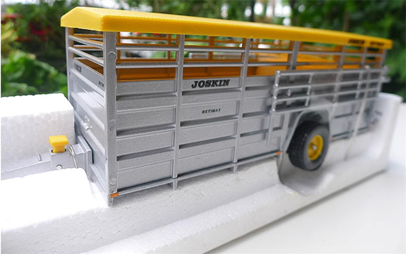 ROS Joskin Carro porta animali tractor trailer silver 1:32 Truck Accessories Pre-built Model