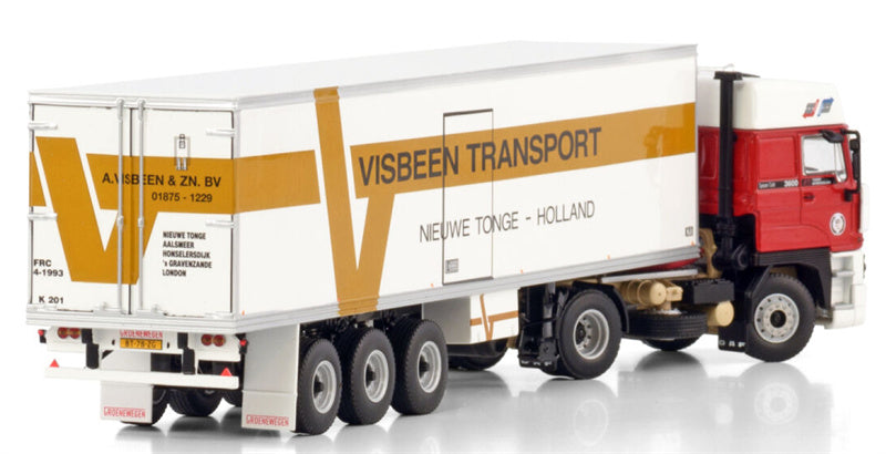 WSI DAF 3600 SPACE CAB 4X2 CLASSIC Visbeen Transport 1:50 Model