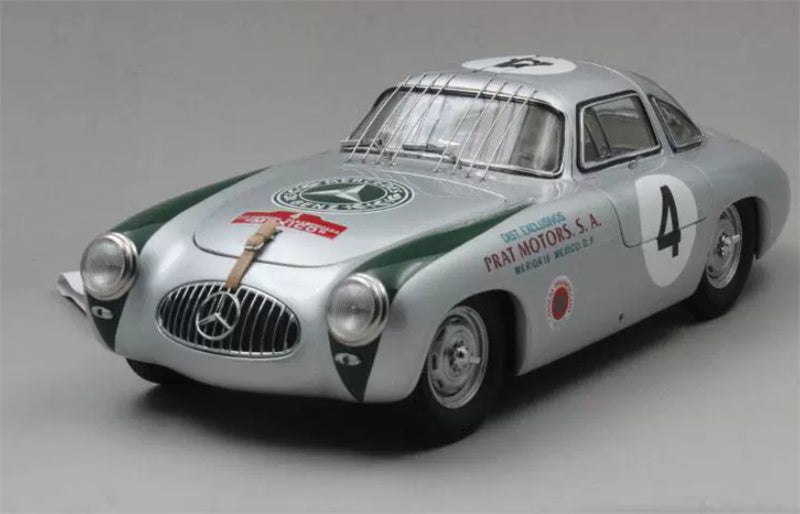 CMC Mercedes Benz 300SL W 194 Carrera Panamericana 1952 Silver #4 1/18 car Pre-a Model