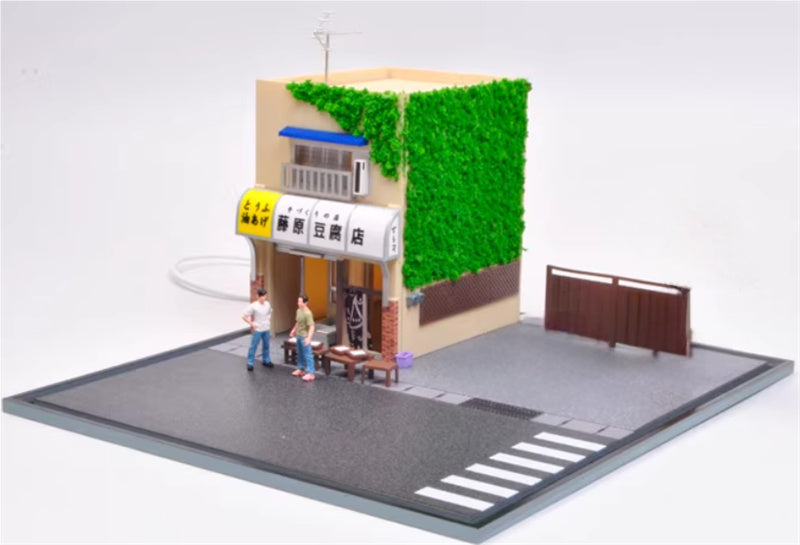 Hobby JAPAN Only Tofu shop scene with figure 1:64 figure Pre-built Model view2