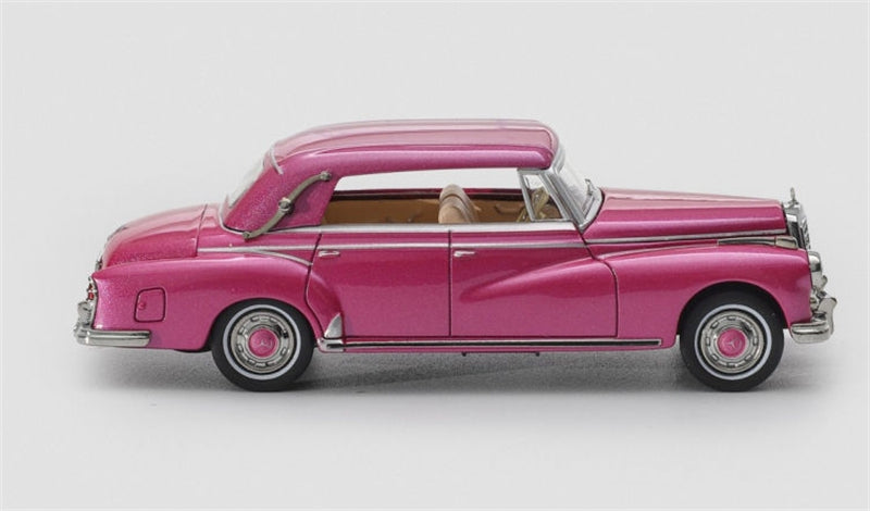 Mortal Model Mercedes Benz TYP 300D Cabriolet W189 Pink Limited Edition 799PCS ONLY LHD 1:64 car Pre-built Model view5