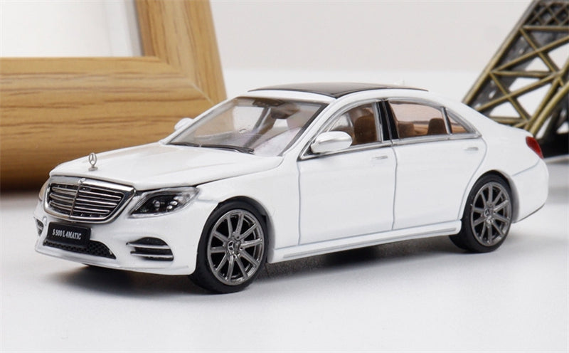 1:64 Mercedes Benz S500L W222 White Glory Model DIECAST Limited Edition 799pcs ONLY Model