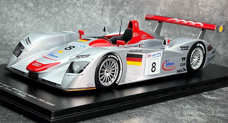 1:18 Audi R8 2000 Spark Le Mans Resin Car Model view1