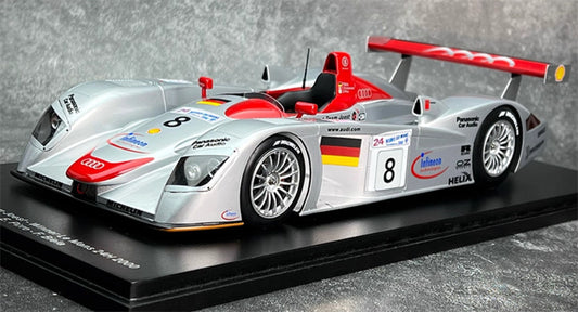 1:18 Audi R8 2000 Spark Le Mans Resin Car Model view1