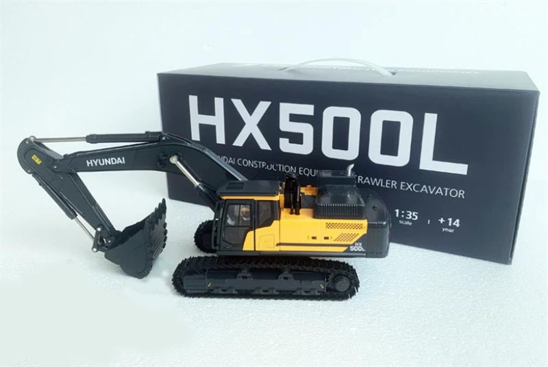 1:35   HX500L HYUNDAI Limited Collectors Edition Black yellow Diecast Model