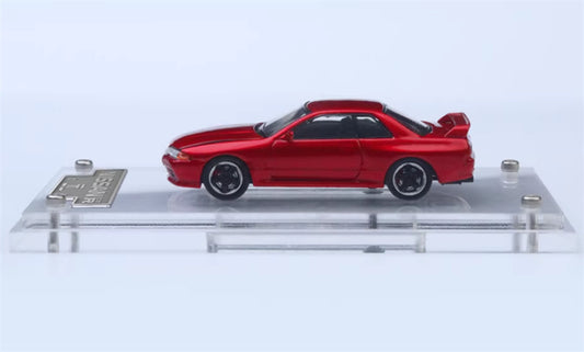 TIME TOP Nissan GTR All Carbon Edition Metal Red - Gift Box Edition Limited Edition 999PCS ONLY 1:64 Car Pre-built Model view2