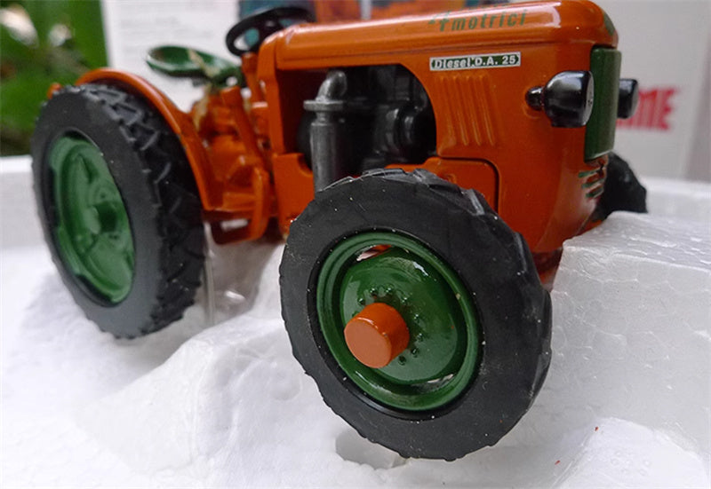 ROS SAME D.A. 25 1952 Classic Tractor Orange red 1:32 Truck Pre-built Model