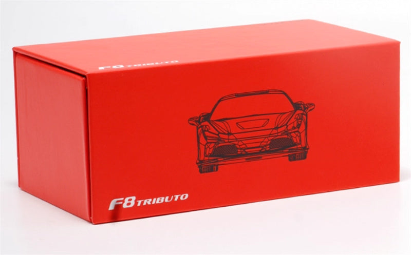 XF MODEL Ferrari F8 Supercar Electroplating Seven Color gift box packaging 1:64 Car Pre-built Model view7