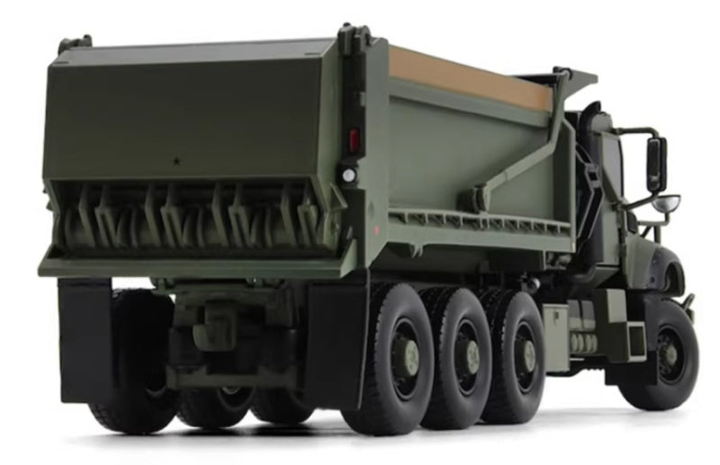 1:50 Mack Tan Mack Defense M917A3 DCP military green Diecast Model view2