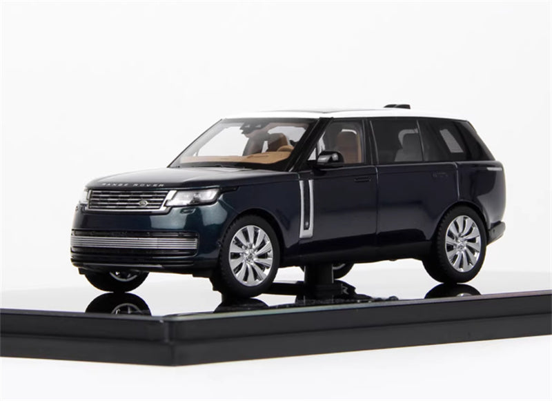 1:43 Land Rover Range Rover Honor Genesis 2022 Green - white top  LCD MODELS Extended Edition DIECAST Car Model