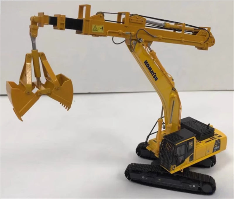 KOMATSU PC450LC-8 telescopic arm grab excavator Limited edition commemorative edition 1:50 Truck Pre-built Model