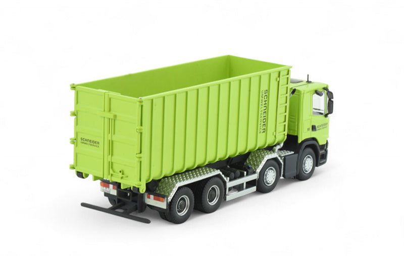 Tekno  Scania Next Gen G-Serie 4-assige dump truck Schneider umweltservice 1:50 Truck Pre-built Model