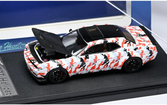 1:64 DODGE SRT Hellcat  Polar costume Stance Hunters  Limited Edition 499PCS ONLY DIECAST Model