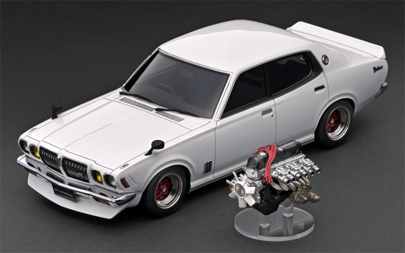 IGNITION MODEL Nissan Bluebird U 2000GTX G61 White 1:18 Car Pre-built Model view1