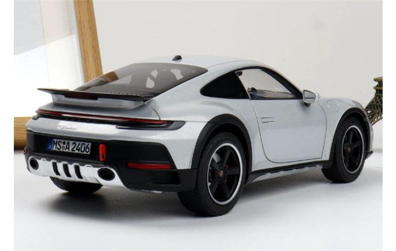 1:18 Porsche 911 Dakar  Silver Duck Tail NOREV  DIECAST Model