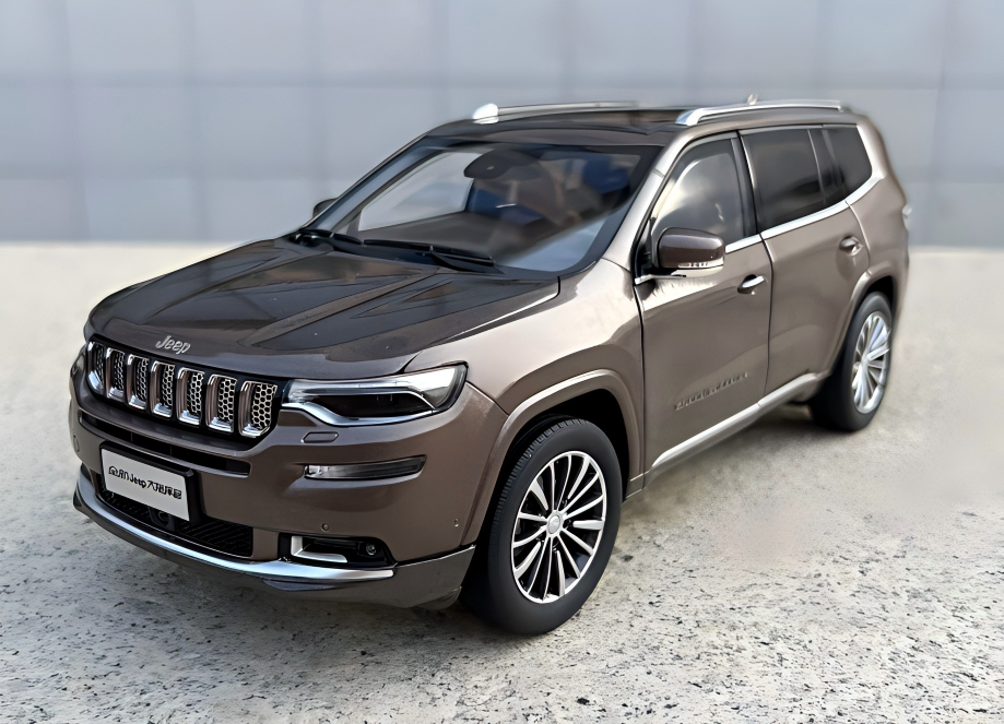 1:18 Jeep Grand Commander 2018 brown  GAC FCA  DIECAST car Model