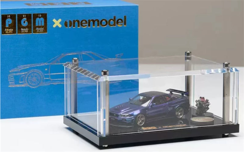 1:43 Nissan GT-R R34 Z Tune  chameleon PGM x onemodel Deluxe Edition Limited Edition 688PCS ONLY DIECAST Model