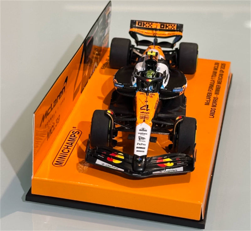 1:43 McLaren MCL39 Norris Winner Mexican 2025  MINICHAMPS Limited Edition 384PCS ONLY Resin Model