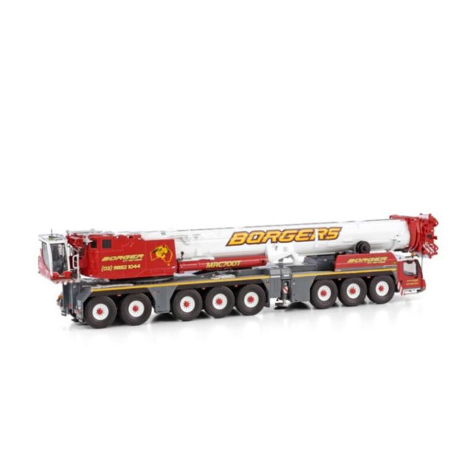 WSI LIEBHERR LTM 1650-8.1 Crane BORGER CRANES 1:50  DIECAST Truck Lorry